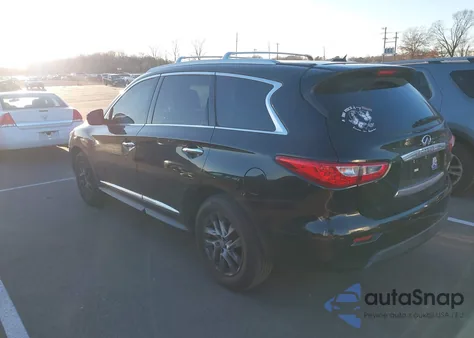 2013 Infiniti Jx35 z USA, uszkodzony, nr VIN 5N1AL0MN7DC323317